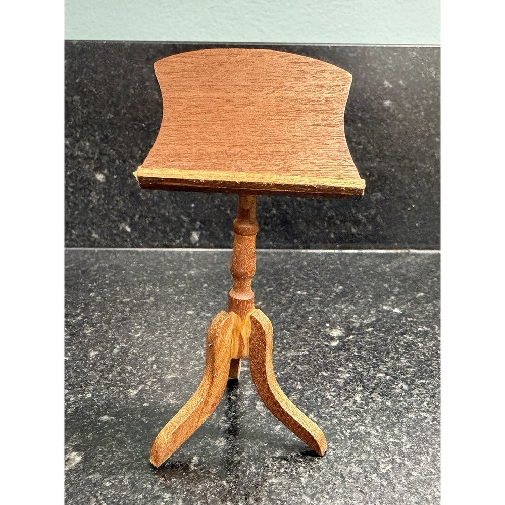 Vintage 1972 Reevesline Miniature Violin Music Stand Sheet Music Japan Dollhouse - Picture 5 of 10